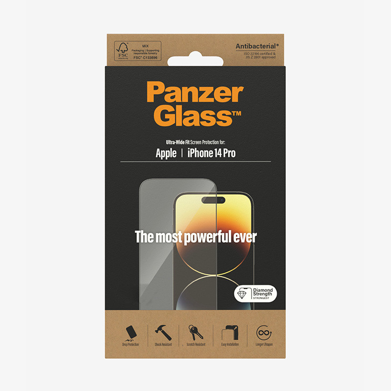 Protection écran iPhone 14 Pro - PanzerGlass™