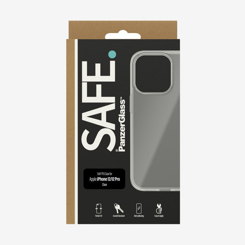 Coque iPhone 12 / 12 Pro - SAFE. by PanzerGlass™ TPU Case - Transparent