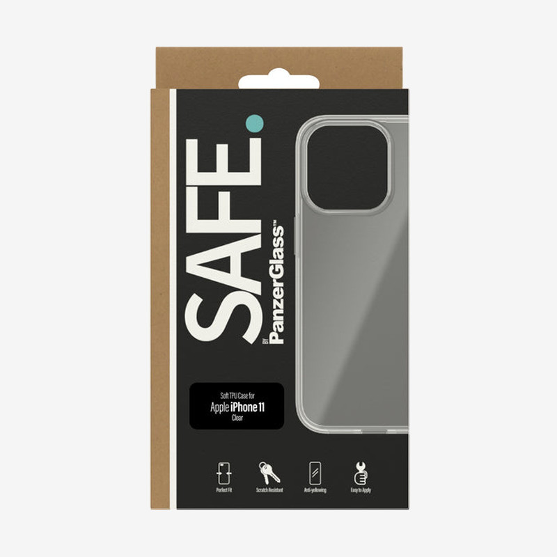 Coque iPhone 11 | Xr  - SAFE by PanzerGlass™ TPU Case - Transparent