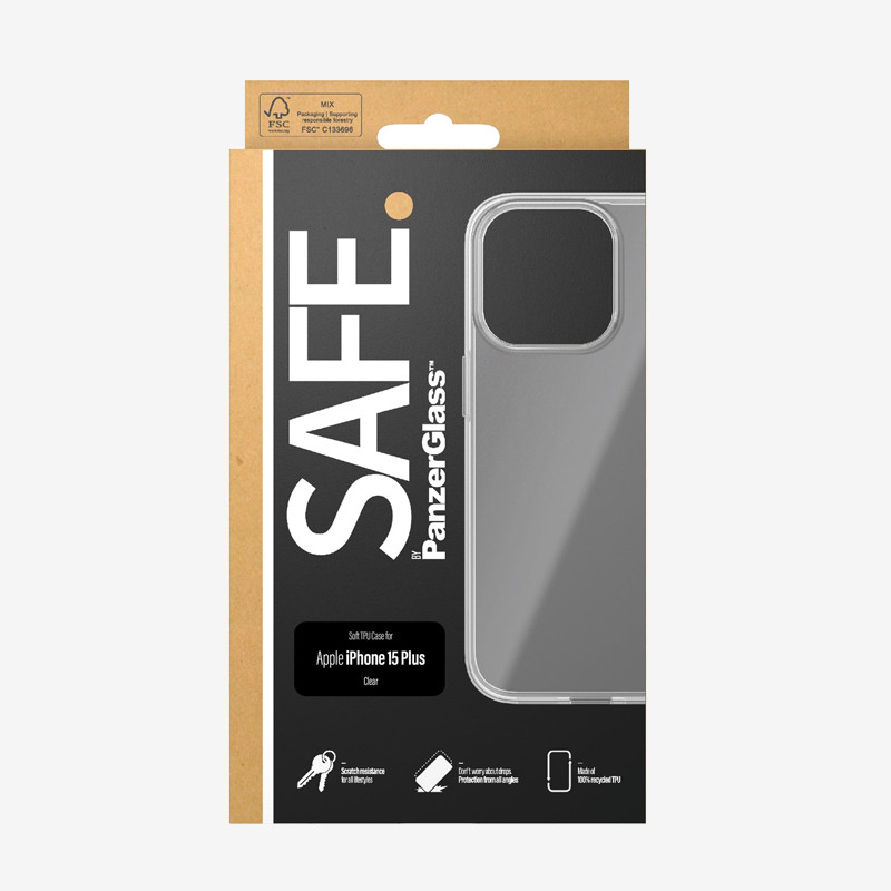 Coque iPhone 15 Plus - SAFE. by PanzerGlass™ TPU Case