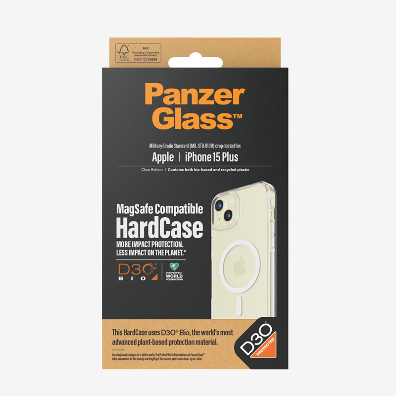 Coque iPhone 15 Plus PanzerGlass™ HardCase compatible MagSafe