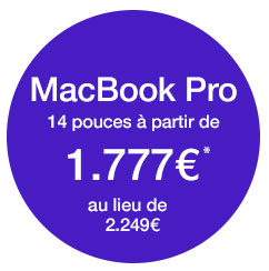 Tous les MacBook Pro 14 pouces